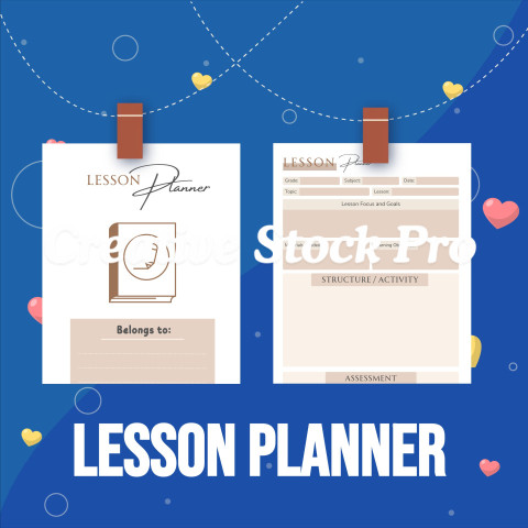 Editable Lesson Planner