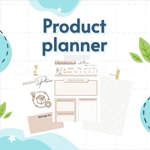 Editable Product planner