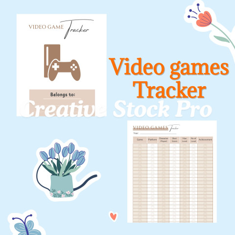 Editable Video games Tracker