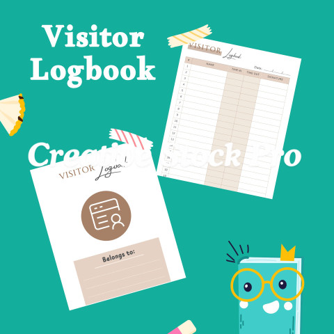 Editable Visitor Logbook