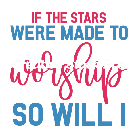 If The Stars Were Made To Worship So Will I (10)