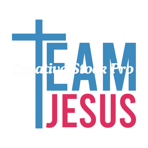 Team Jesus Sticker