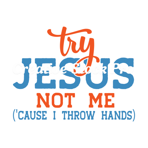 Try Jesus Not Me (cause i throw hands) (2)