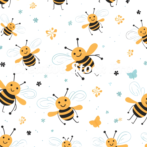 "Bee Digital Paper for Card Making"