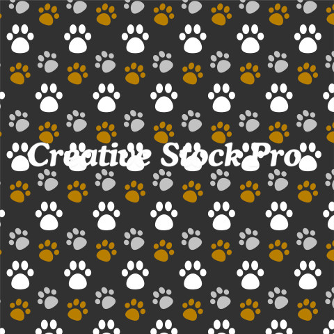 Minimalist Dog Paw Print Designs