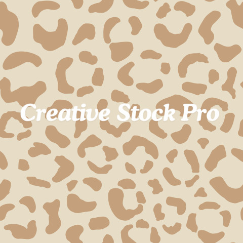 Free Wild and Trendy Leopard Print Art