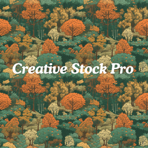 Retro Scenic Nature Motifs