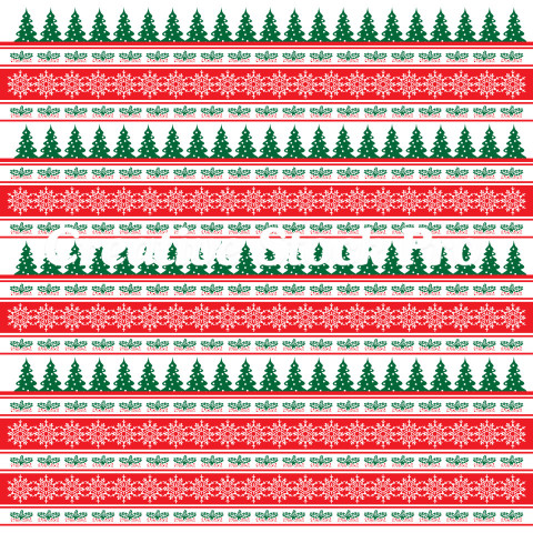 Cute Santa Seamless Patterns Set