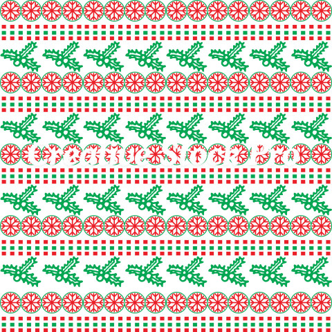 Minimalist Christmas Pattern Set