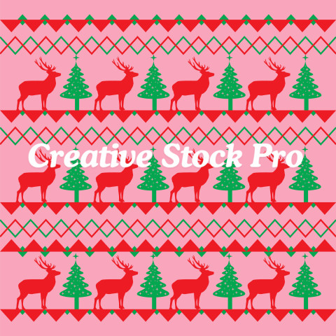 Free Pastel Christmas Pattern Bundle