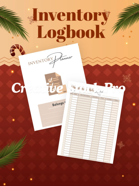 Free Editable Inventory Logbook